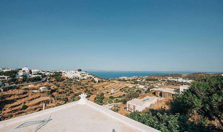 Πανοραμική θέα από το διαμέρισμα Κουζίνα της Γιαγιάς στη Σίφνο